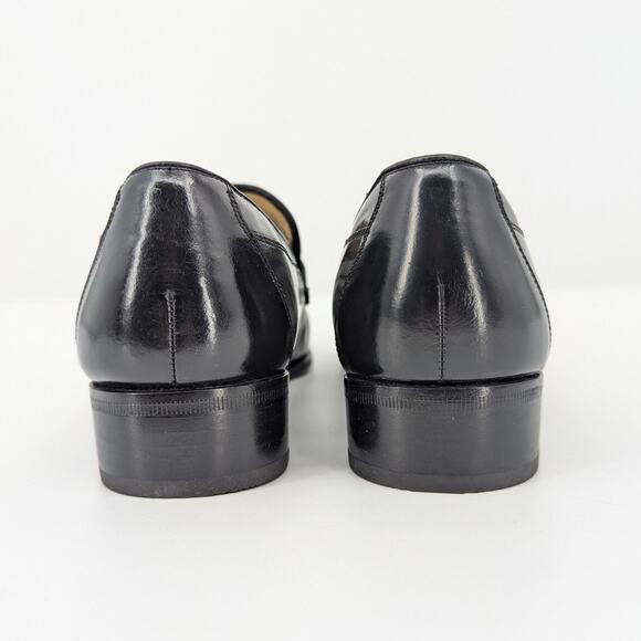 Regal Executive Club Black Leather Bit Loafer Mens 9.5 B Dress Shoe Preppy main image 8